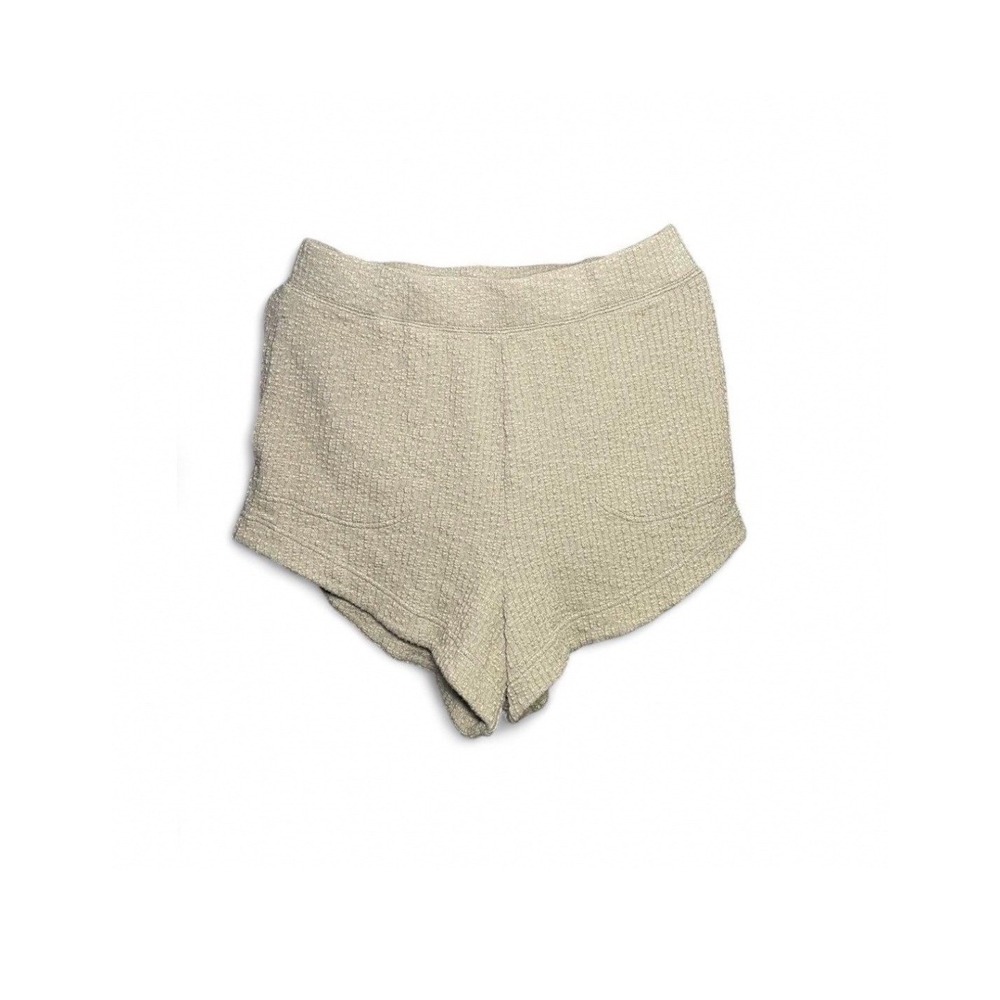 Cozy Boho Summer Free People Beach Knit Shorts Women's XL with Pockets